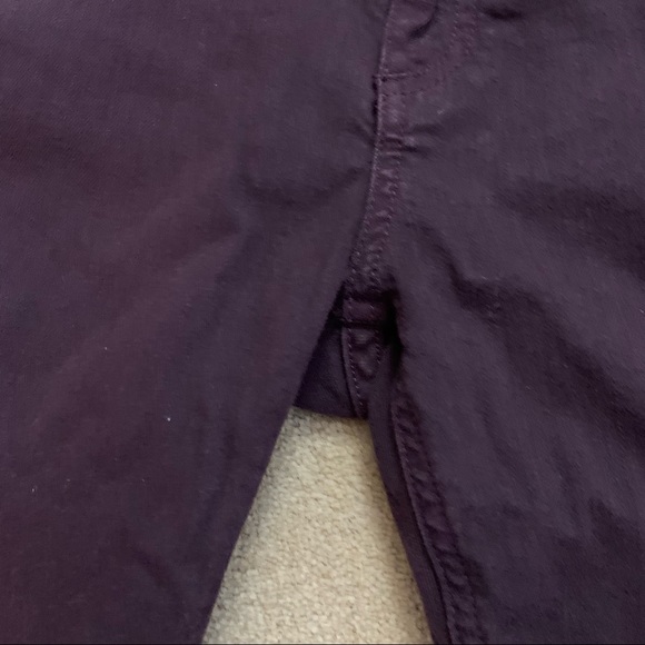 Rag & Bone Dre boyfriend skinny ankle wine colored jeans - Picture 11 of 12